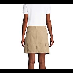 Lands’ End Khaki Women's Active Chino Skort